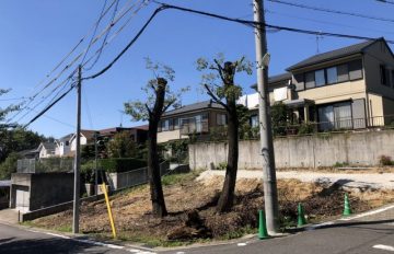 敷地面積約84坪東南角地の自然派物件「建築条件付き無し宅地分譲」